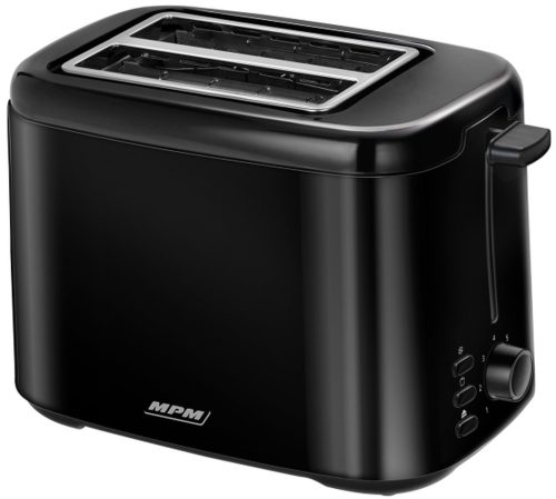  MPM MTO-07/C Toster za odmrzavanje kruha 800 W 2 tosta Krutoni crni