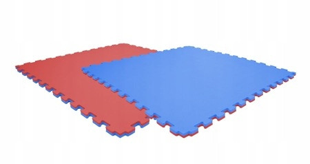 Podloga za puzzle 4 cm plavo-crvena