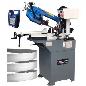   TRAČNA PILA STILER BS-170G | Stroj za rezanje metala 400V 210mm 3 trake gratis