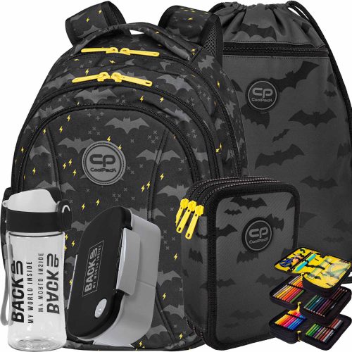 CoolPack školski ruksak s više odjeljaka i set za mlade