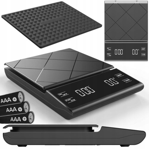 Kuhinjska vaga s preciznim mjerenjem 3000g / 0,1g LCD zaslon za kavu i kuhanje