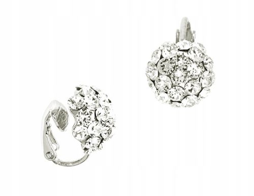 Kopče za bombice s kristalima Swarovski CLASSIC