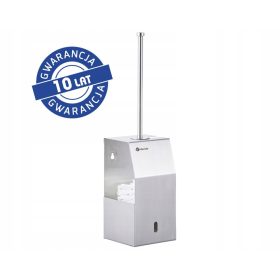 Merida set od 2 kupaonska pribora, nijanse sive i srebrne