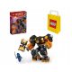  LEGO Ninjago Cole's Earth Elemental Robot 71806 + LEGO papirnata vrećica za darove srednje veličine M 41x34x12 cm