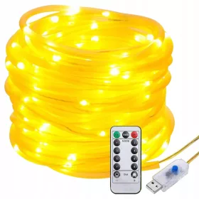   Svjetlosna traka za vanjsko božićno drvce PrzydaSie 12 m 100 LED USB daljinski