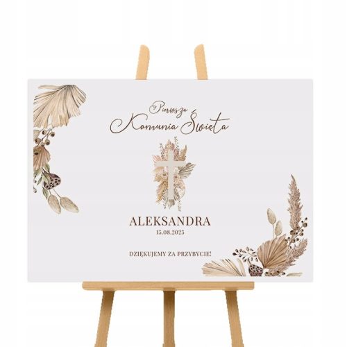 Prvopričesni Božićni plakat za dekoraciju sobe u boho stilu, dimenzija 50x70cm