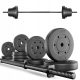 Trex Sport uteg za vježbanje, set bitumenskih utega, šipka 28 kg