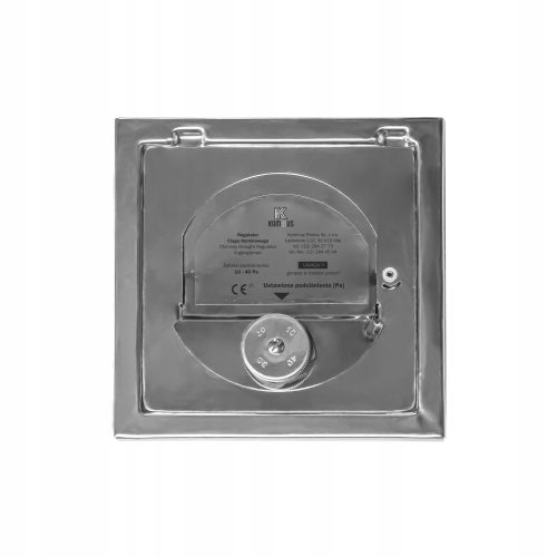 Regulator tlaka propuha dimnjaka s kvadratnim okvirom dimnjaka 14x14 cm