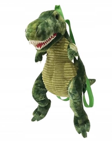 Dječački ruksak sa 3D figuricom dinosaura ZELENI (D063)