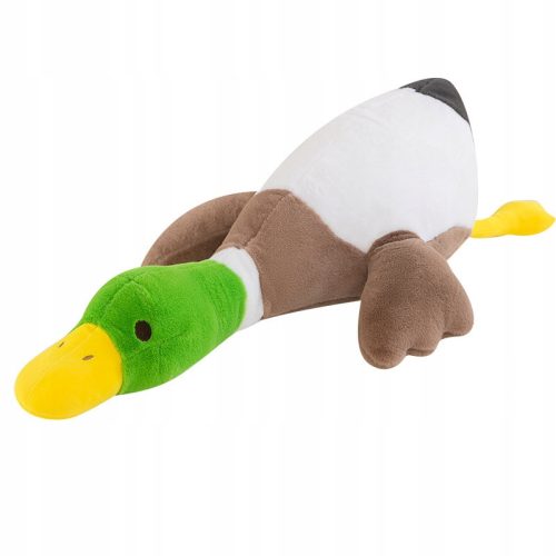 PLIŠANA MASKOTA VELIKI ŠARENI JASTUK ZA DEKORACIJU - ZELENA GUSKA PATKA 60 cm