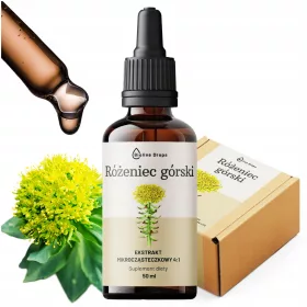   Kapi od ekstrakta Rhodiola rosea - Prirodni adaptogen za mentalno i fizičko zdravlje, 50ml