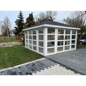Altana za vrt - Drvena vrtne sjenica Zimski vrt 400x400 cm
