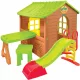 VRTNA KUĆICA SA STOLOM + TOBOGAN 180cm SET IGRALIŠTE 2U1