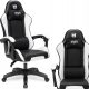  IMBA sjedalo Warlock gaming stolac, siva tkanina