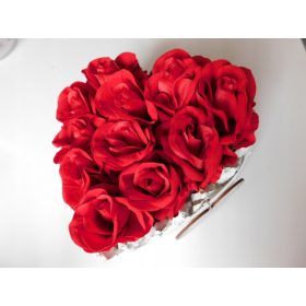 Srce sa ružama - Grobna kompozicija za groblje