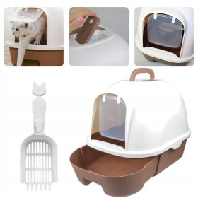   Kućica za mačke Dogguru s filtrom i kliznom ladicom 53 cm x 41 cm x 41 cm