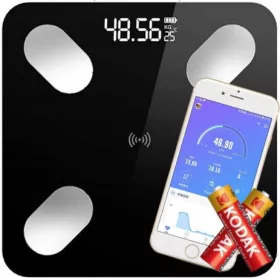    retoo NOVA kupaonska vaga + Kodak AAA cink-ugljična baterija (R3) 2 kom.