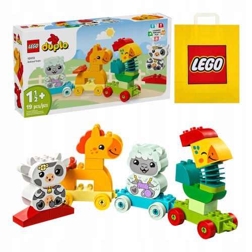  LEGO Duplo 10412 Životinjski vlak + VP papirnata vrećica LEGO 6315792 Srednja