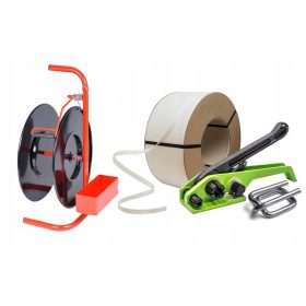 12 mm Set za vezanje paleta s postoljem za odmotavanje