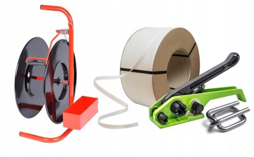 12 mm Set za vezanje paleta s postoljem za odmotavanje