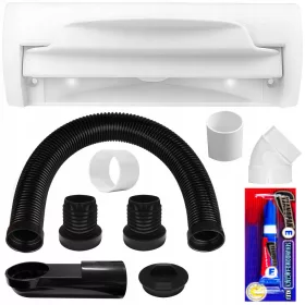 VACPORT LED automatska lopatica za smeće bijela