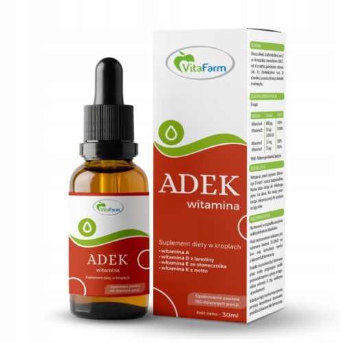 Vitafarm Vitamin ADEK - Prirodni Suplement u Kapima