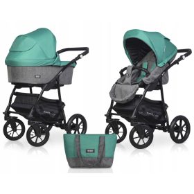   Dječja kolica 2u1 BELLA Riko Basic - Set s napuhanom torbom i termo vrećicom