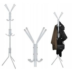   Stalni stalak za odjeću bijele boje 42x42x175 cm - Praktičan i moderan stalak za odjeću koji će savršeno nadopuniti vašu sobu. S ovim stalakom možete organizirati svoju odjeću na elegantan način, bez 