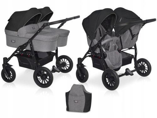 Kolica za blizance 2u1 Riko Basic SAXO