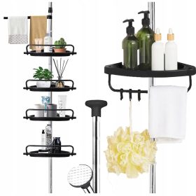 Kutna tuš polica, teleskopska tuš polica, 4 razine