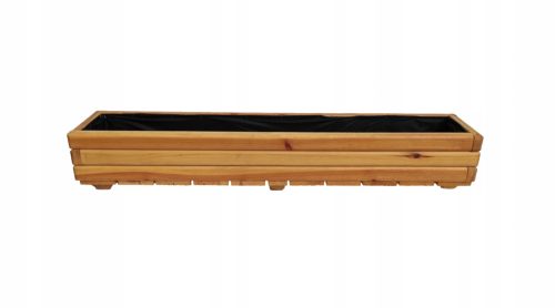  ZPD saksija 120 cm x 25 x 20 cm, drvo, nijanse zelene
