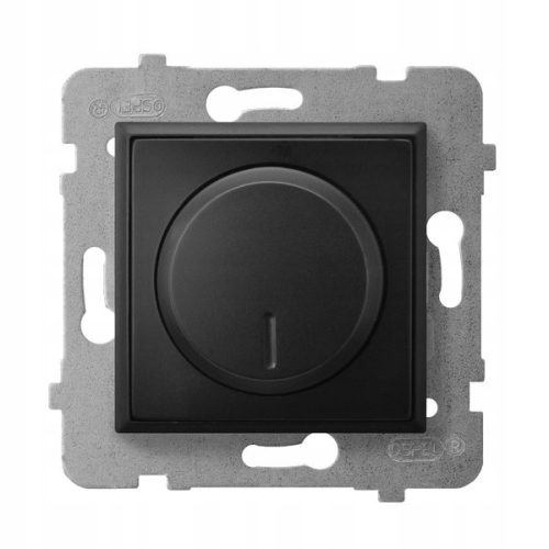 OSPEL ARIA ŁP-8UL2/m/33 Crni Metalik Univerzalni Rotacijski Dimer za LED, Halogene i Žarulje
