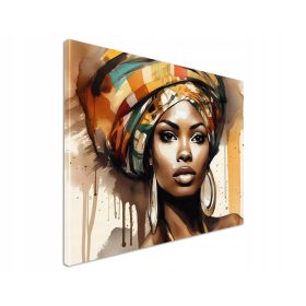   Velika slika na platnu za dnevni boravak i spavaću sobu 70x90 cm Pop Art Etno Žena
