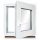 Prozor od PVC-a s desnim otvaranjem 1200x800 mm Bijeli, Debeo, Čvrst, s ručkom