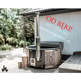   Sauna - Hidromasažna kada RELAKSACIJA U VRTU 200 x 200 x 105 cm