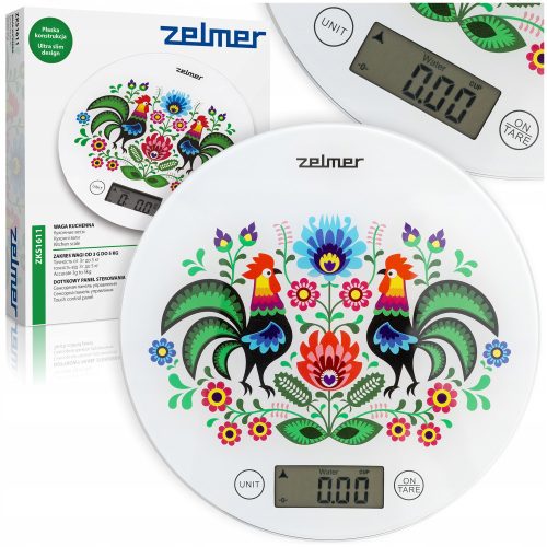 Elektronička kuhinjska vaga Zelmer ZKS1611, višefunkcionalna, 5 kg