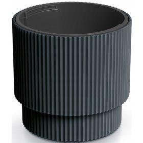   Vrtna posuda - Prosperplast teglica za cvijeće 29,8 cm x 29,8 x 36,5 cm promjer 29,8 cm plastični grafit