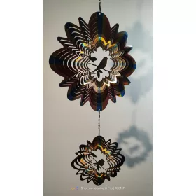  Metalni vrtni ukras SIKORKA set 25 cm i 15 cm