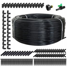    KAPALJKA CIJEV Za navodnjavanje kap po kap vrtno crijevo 25m+24EL.