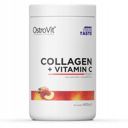 OstroVit Kolagen + Vitamin C - Dijetetski Suplement s Okusom Breskve 400 g