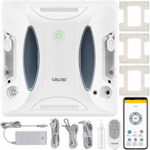 Welltec RX3 Classic Profesionalni Robot za Čišćenje Prozora s WiFi i Daljinskim Upravljanjem