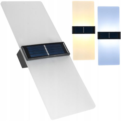 Vrtna solar LED lampa Decorya za fasadu s senzorom za sumrak