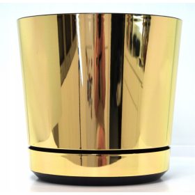  Teglica za cvijeće 31 x 32,5 cm, plastika, zlato