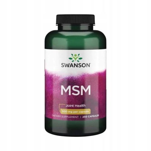 Swanson MSM 500mg - 250 kapsula za zdravlje zglobova i kože