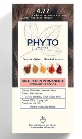 PHYTO Color Boja za kosu 4.77 Intenzivna Kestenjasta Smeđa - Bez Amonijaka i Silikona