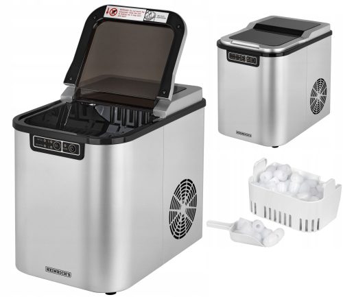 LEDOMAT ZA LEDENE KOCKE HEINRICH'S HEM 8843 SREBRNA/SIVA 150 W