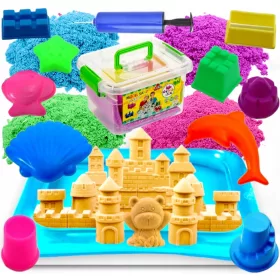   Super mekani kinetički pijesak XXL set s bazenom i pješčanikom