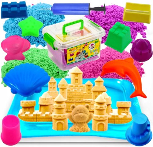 Super mekani kinetički pijesak XXL set s bazenom i pješčanikom