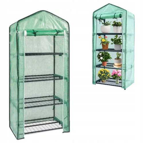 Vrtne staklenice za balkon 69x49x160 cm s 4 police