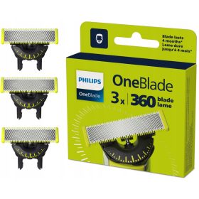    Zamjenski brijač s oštricama QP430/50 Philips One Blade 360 Set od 3 komada